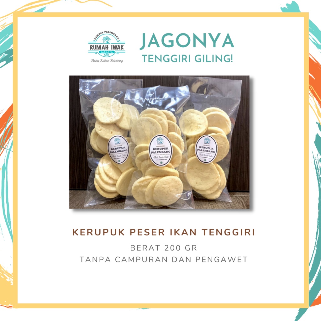

Kerupuk Peser Ikan Tenggiri Palembang 200 gr