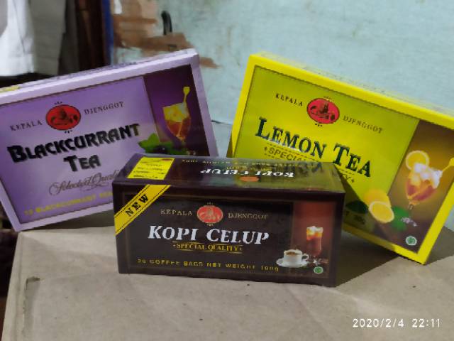 Paket Baru Teh Rasa Lemon Blackcurrant dan Kopi Celup