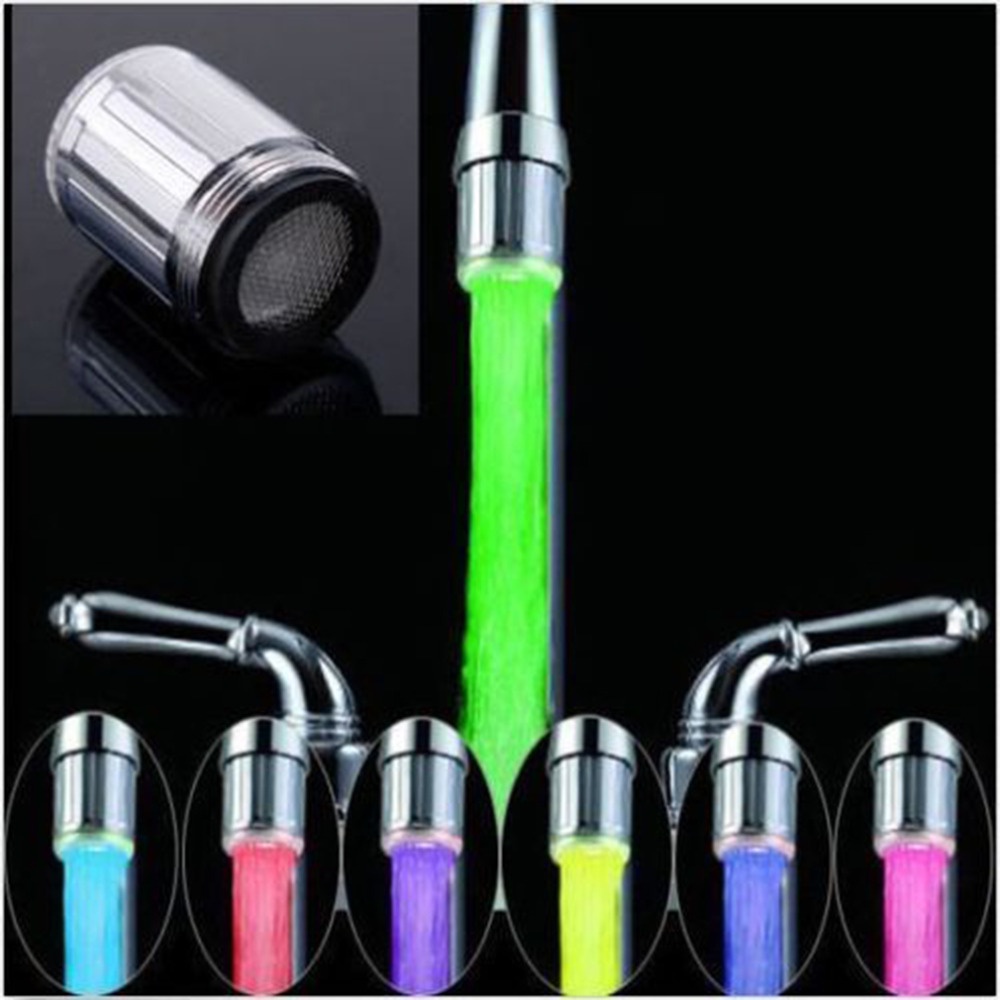 TD-AI Faucet Light Keran Air LED 7 Warna dengan Konektor - WH-F03