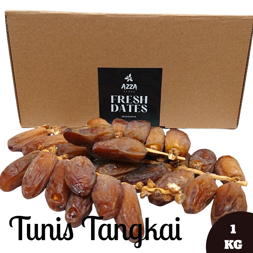 [1Kg] Kurma Tunisia Tangkai Kering 1 Kg