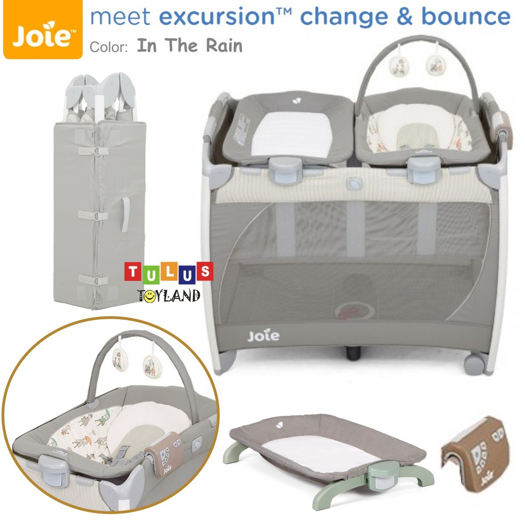 Box Baby Joie Excursion Change and Bounce Travel Cot Tempat Tidur Bayi Premium