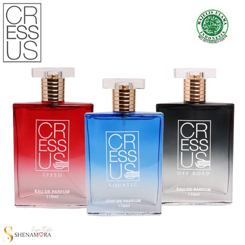 Cressus Eau De Parfum Pria  -  Natural Spray 110 ml