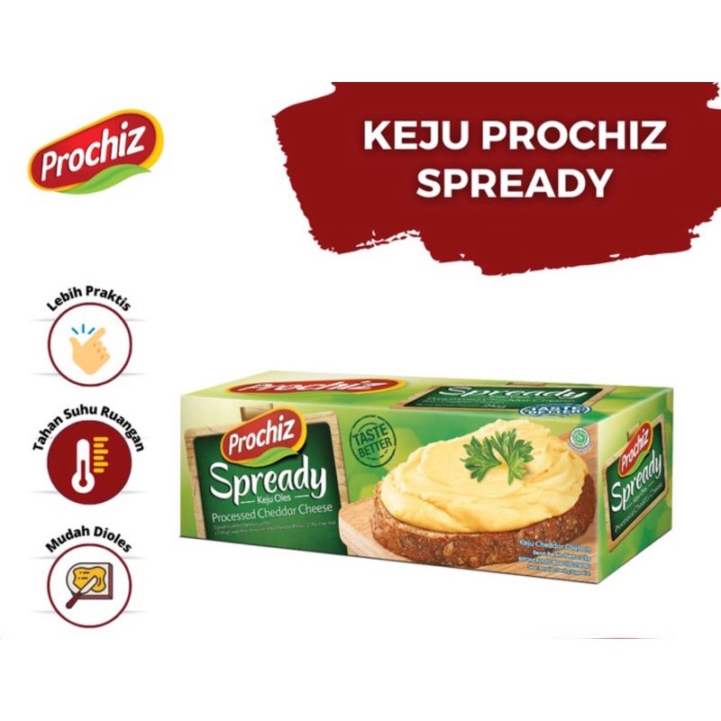 Prochiz Spready Cheddar Cheese Keju Oles 2 kg