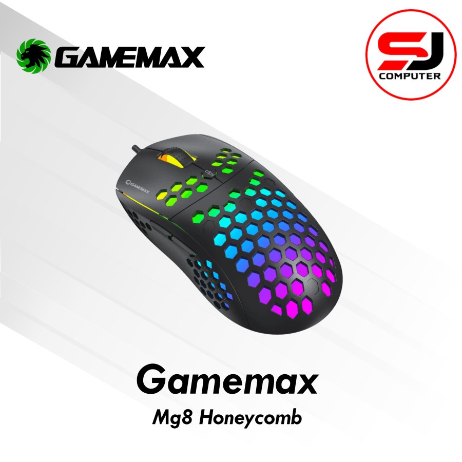 GAMEMAX MG8 HONEYCOMB GAMING MOUSE RGB