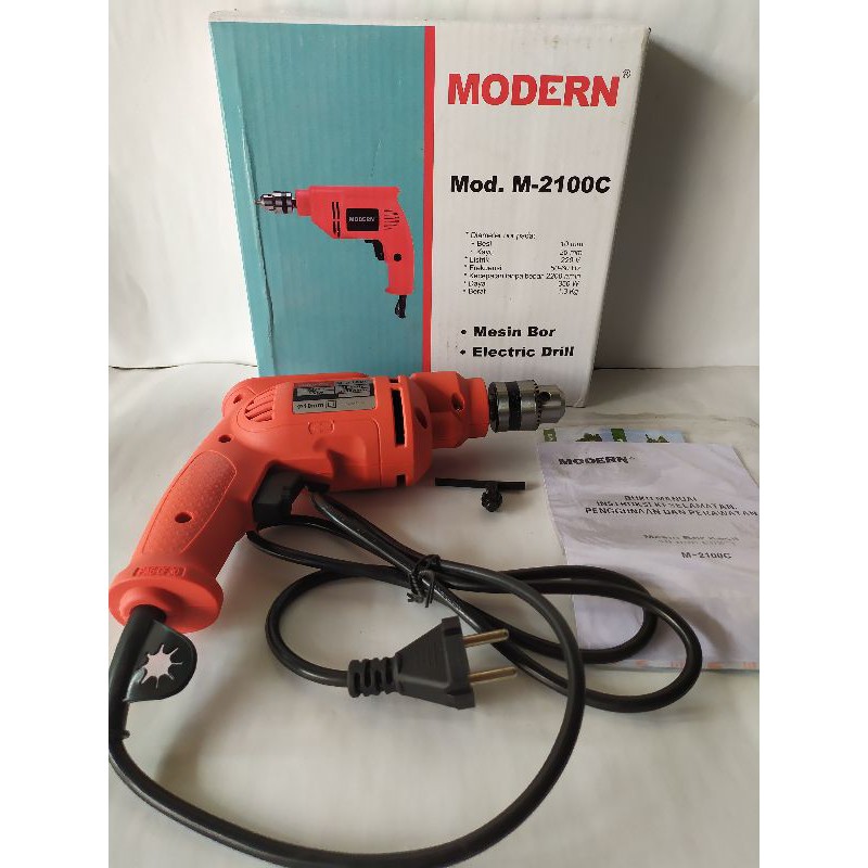 Mesin Bor 10mm Bolak Balik M-2100C Modern
