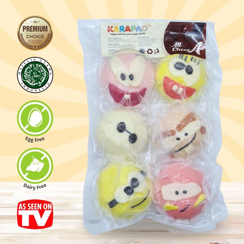 

Bakpao Karakter Karapao Paket All Choco A Cemilan Sehat Anak Bakpao Halal Bakpao Frozen