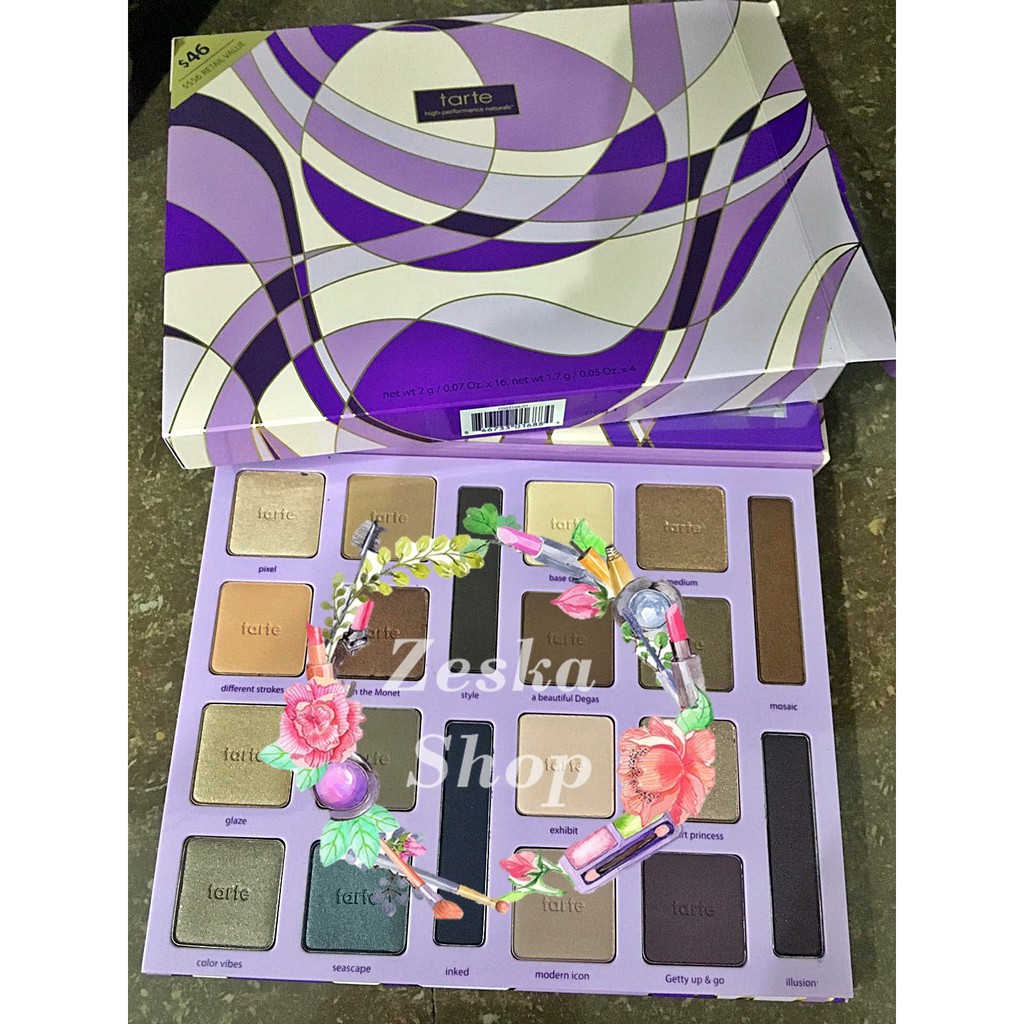 TARTE goddess glam / TARTE Color Vibes Amazonian Eyeshadow Palette