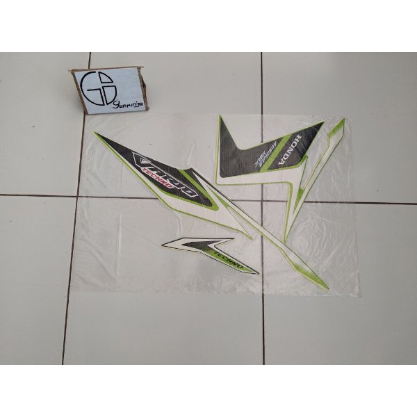 Striping Honda Vario 110 Techno 2011 2012 Hijau
