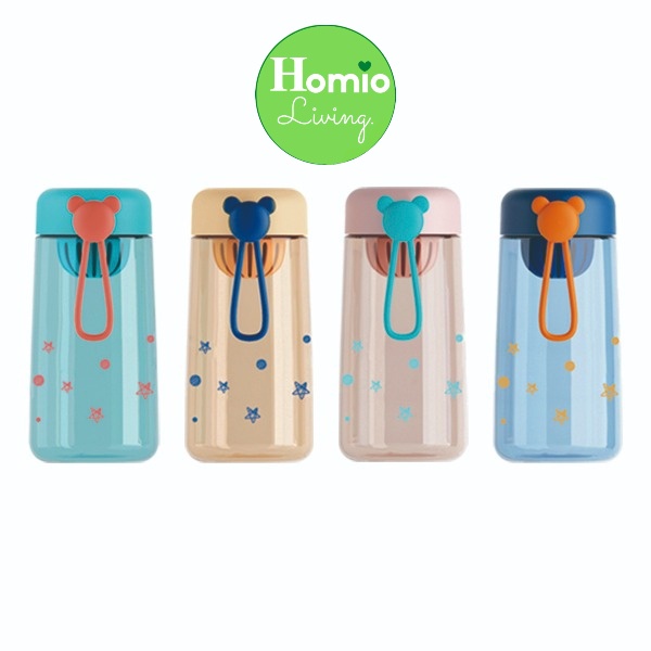 Botol Minum X&W J-2400 Bear Space 350ml  - Homio Living