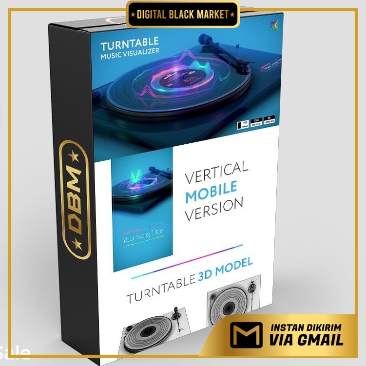 Turntable Music Visualizer - After Effects Project Files