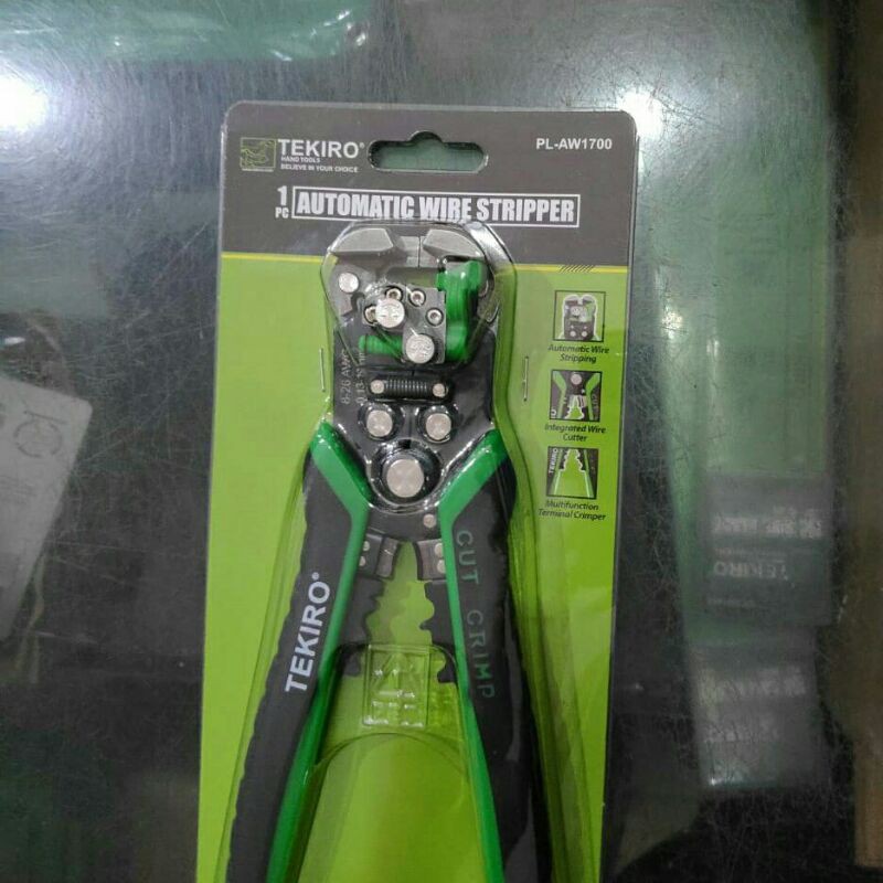 tekiro AW1700 tang pengupas kupas kabel tang crimping skun kabel automatic wire stripper