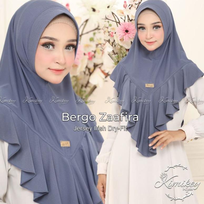 {MSR.26Au22ᴺ} 132 BERGO ZAAFIRA ORI KIMIKEY HIJAB || JILBAB INSTAN PREMIUM