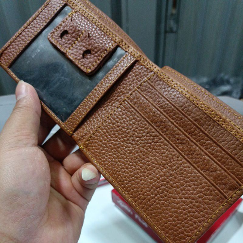 [Original] Dompet Kulit Asli Pria Original Cibaduyut ARF-030 || Dompet Lipat Kulit Asli Men's Wallet