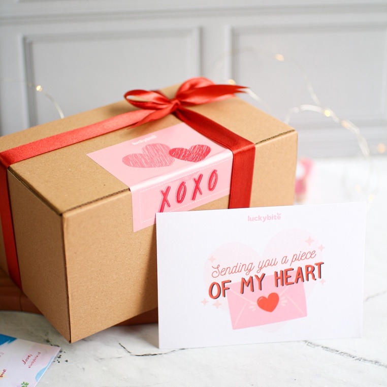 Valentine Hampers / Hampers Valentine / Kado Valentine / Valentine's Gift - Oatmeal Cookies 2 Jar + FREE Greeting Card + Pita