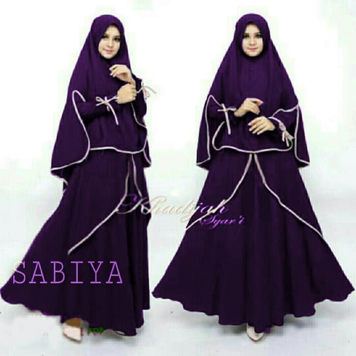 Gamis Sabiya Syari | Dress Wanita Muslimah | Fashion Muslim - Coksu