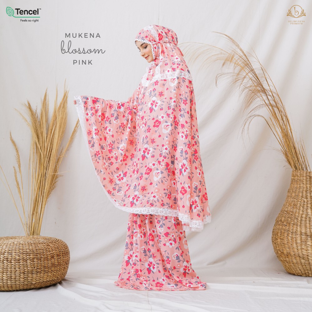 Mukena Blossom Pink - Mukena 2 in 1