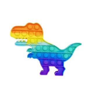 Edufuntoys - PUSH BUBBLE fidged/ pop it rainbow gobang/ pop it pelangi/ pop it among us/ bubble toys/ popit-dino rainbow