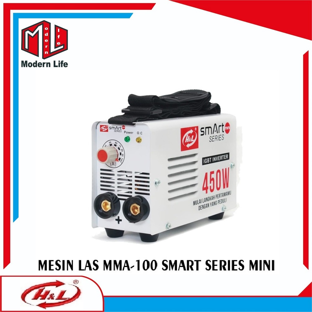 Mesin Las Smart Series Mini MMA 100 450 Watt Travo Las H&amp;L