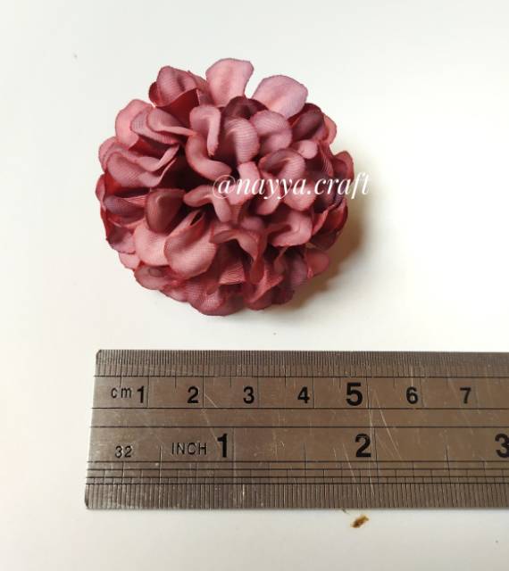 Kepala bunga pompom krisan Hydrangea kelopak bunga Pompom chrysant flower head