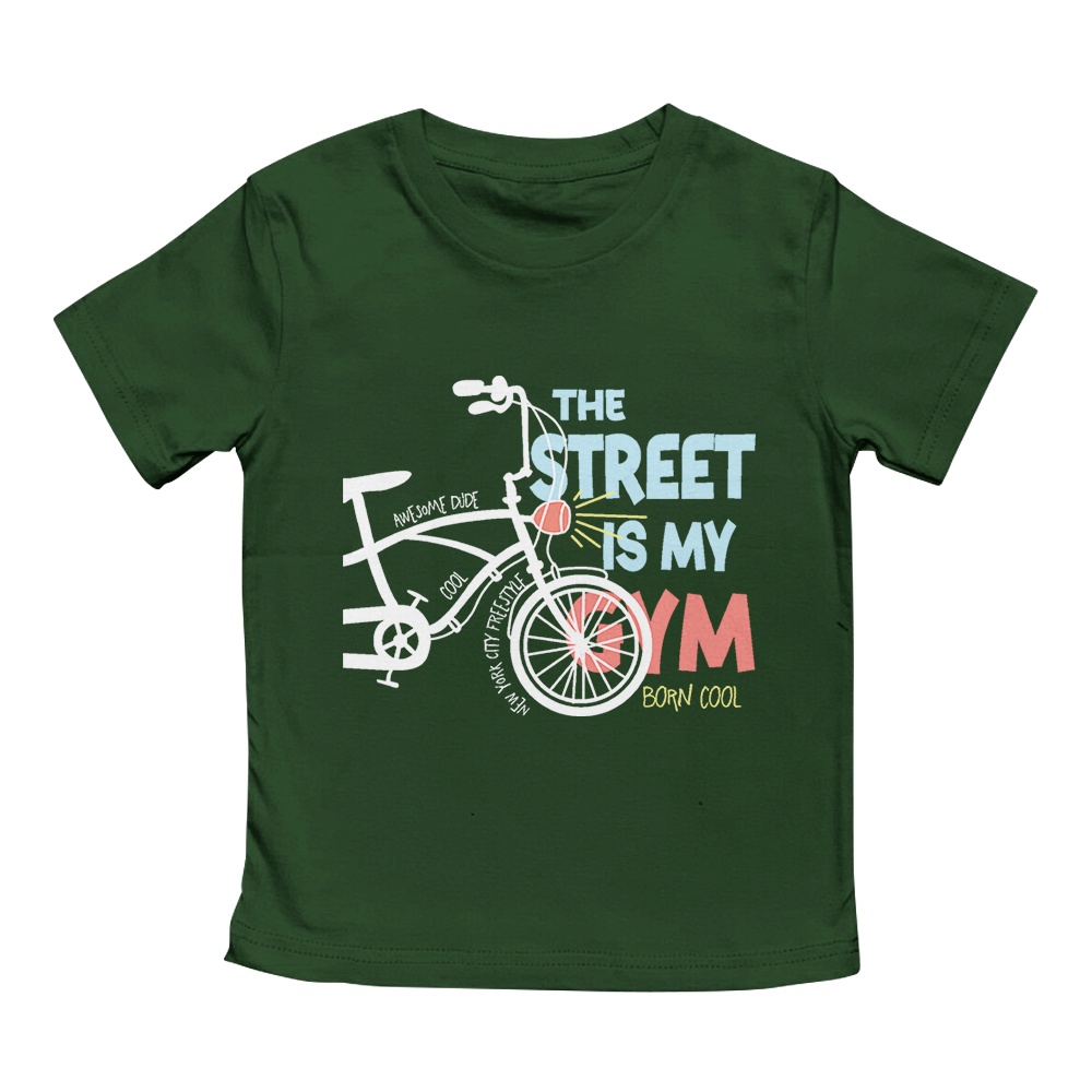 Kaos Anak Laki Laki Perempuan 1-10 Tahun Unisex Street Is My Gym