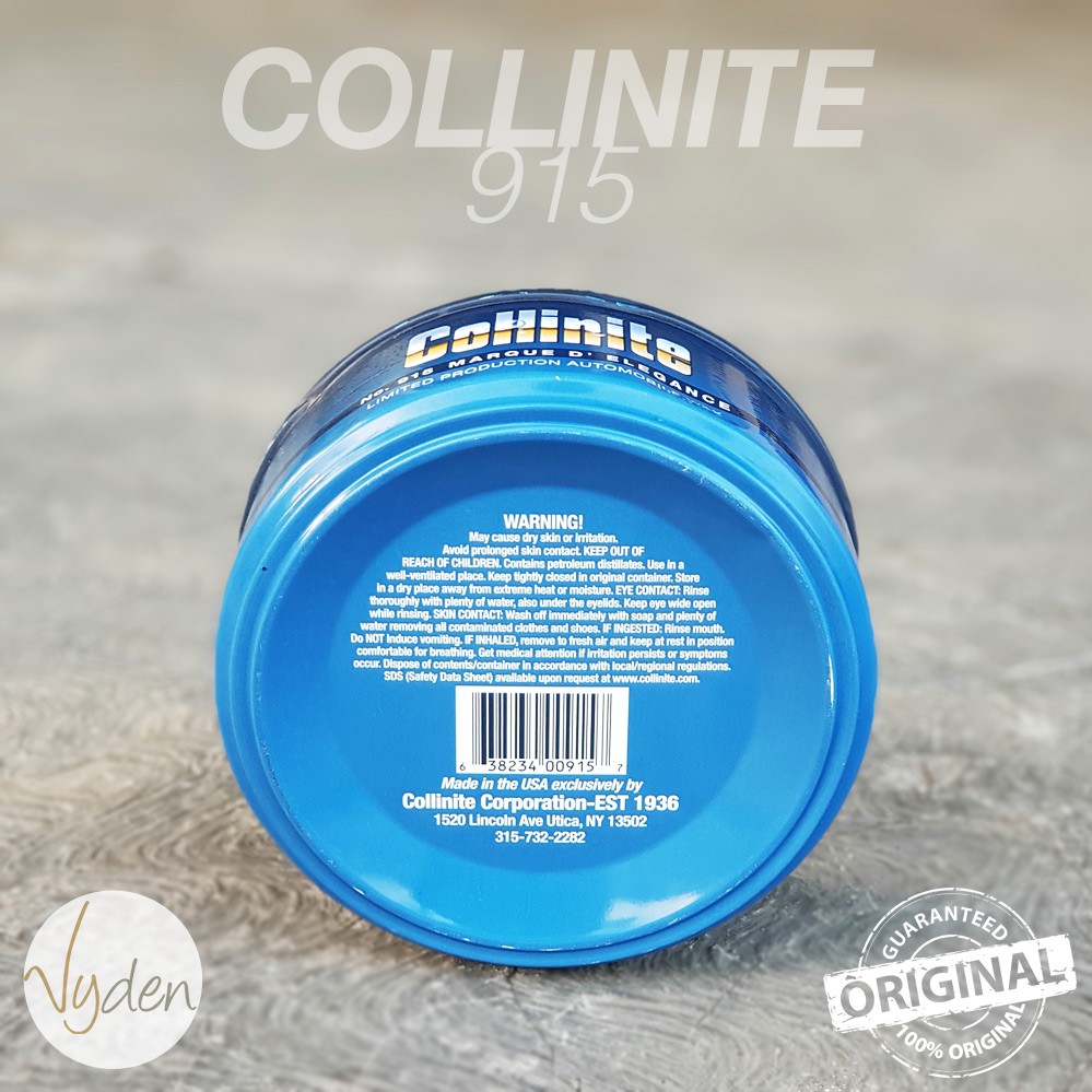 COLLINITE Marque Delegance Carnauba Paste Wax 915 Tahan Lama 6 Bulan MURAH