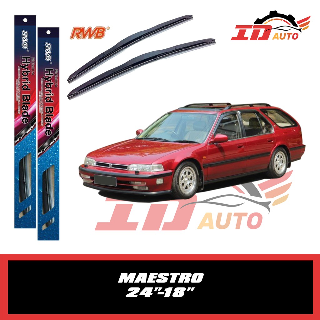 WIPER HONDA MAESTRO SET UKURAN 24 DAN 18 MERK RWB