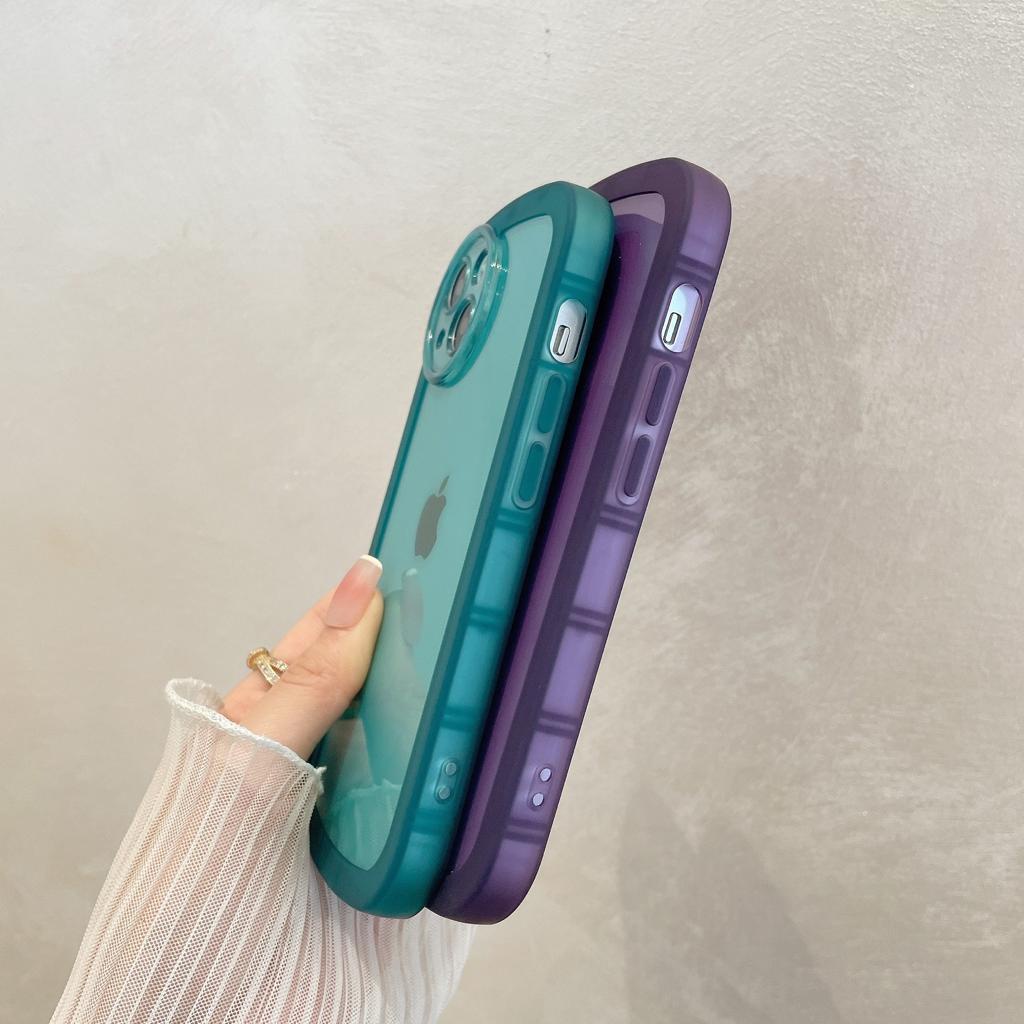 [TPC] Soft Case IPHONE Oval TPU Transparant Warna Permen Macaron FULL COVER IPHONE 7 8 PLUS X XS MAX XR 11 12 13 PRO MAX HP IP037