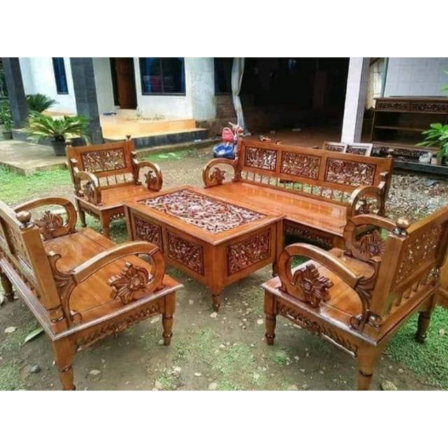 Kursi tamu ukiran antik kursi tamu ukiran Arimbi mebel Jepara