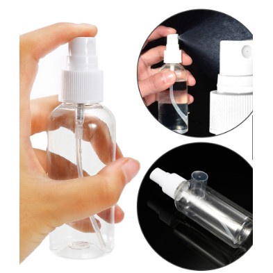 Botol spray Botol kosong Plastik bening botol untuk menyimpan cairan botol parfum