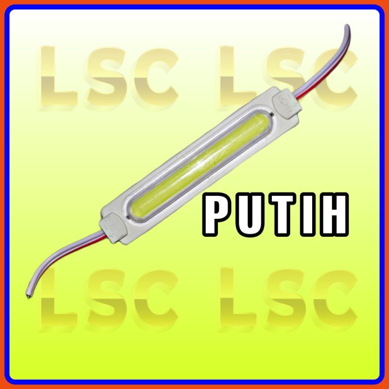 Lampu led cob 9 titik bening 12 volt &amp; 24v lampu kolong variasi mobil bus truk neon box