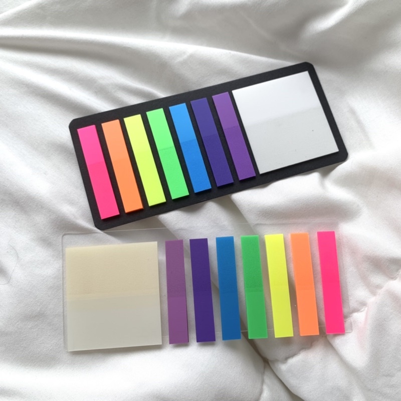 [BISA COD] 2in1 Sticky Notes Transparant / Post It / Index Mark-5