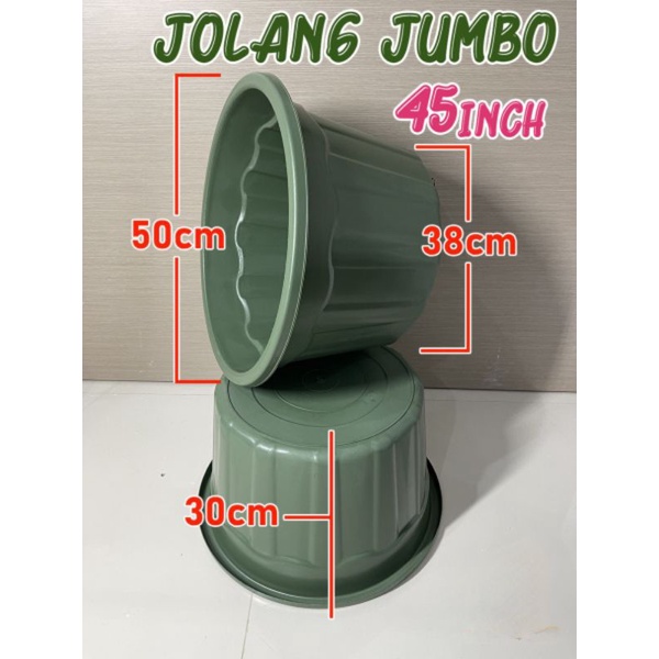 Baskom Jumbo 45 Liter Bak Jolang USA Besar Tabitha bak cuci baju bak kamar mandi