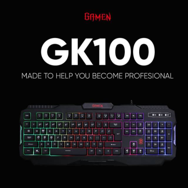 Keyboard Gamers RGB  GK100 gamen