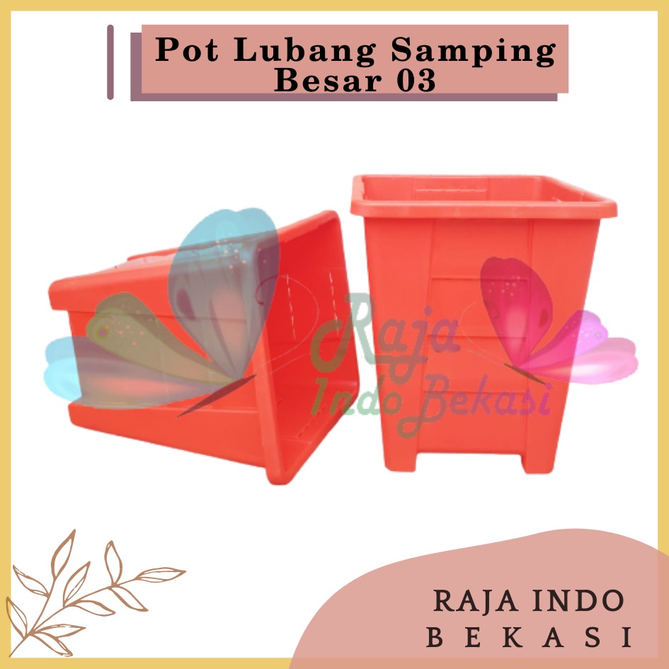 Pot Kotak Tinggi Lubang Samping Besar 03 Orange Coklat Pot Aglonema Kaktus Besar Tinggi Murah 15 17 25 30 Pot Kotak Persegi Panjang Besar Tinggi - Pot Sinovac 01 02 03