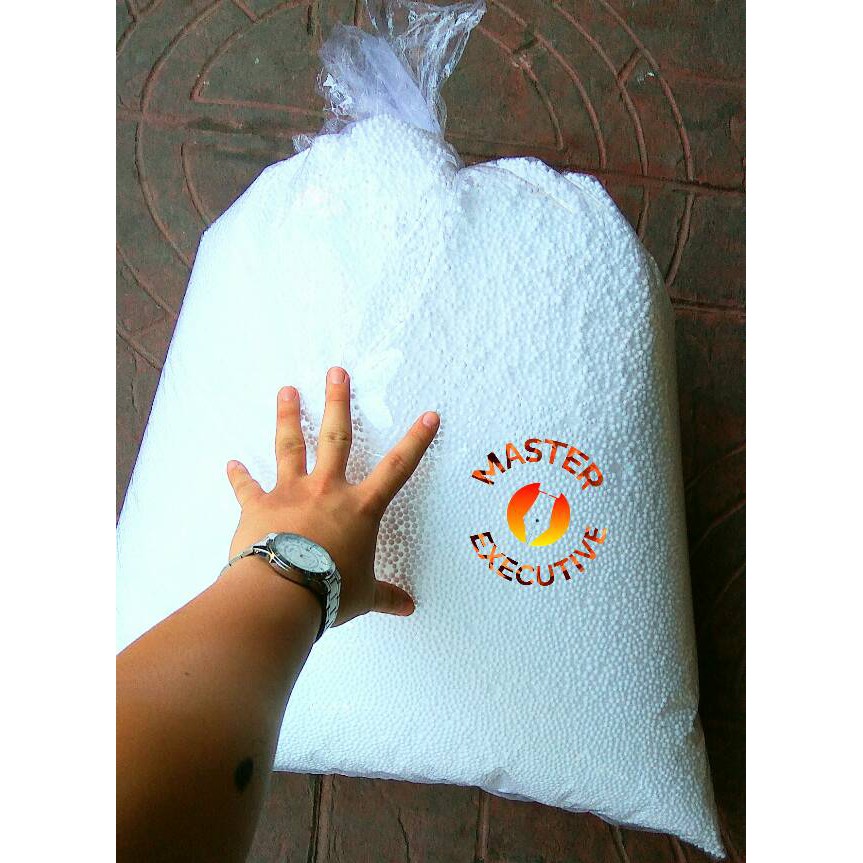 Butir Butiran Styrofoam Putih 500 Gram Khusus Kurir Go-Jek Bandung 0.5 Kilogram