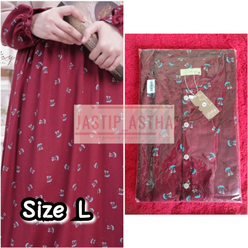 SIAP KIRIM Ditsy Juli 2021 LICCEA MAROON by Ditsy
