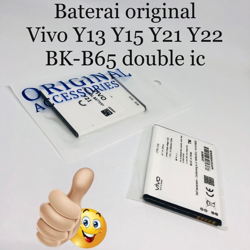 Grosir  Baterai Vivo Y13 Y15 Y21 Y22 Original OEM Batre Batrai Battery HP BKB65