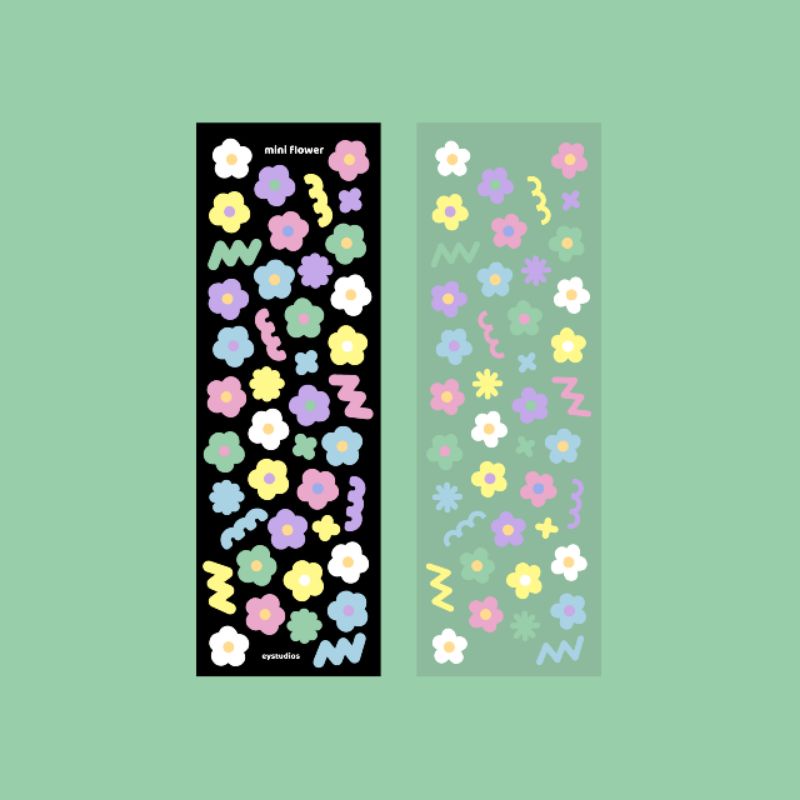 eystudios - Mini Flower Deco Kisscut Sticker