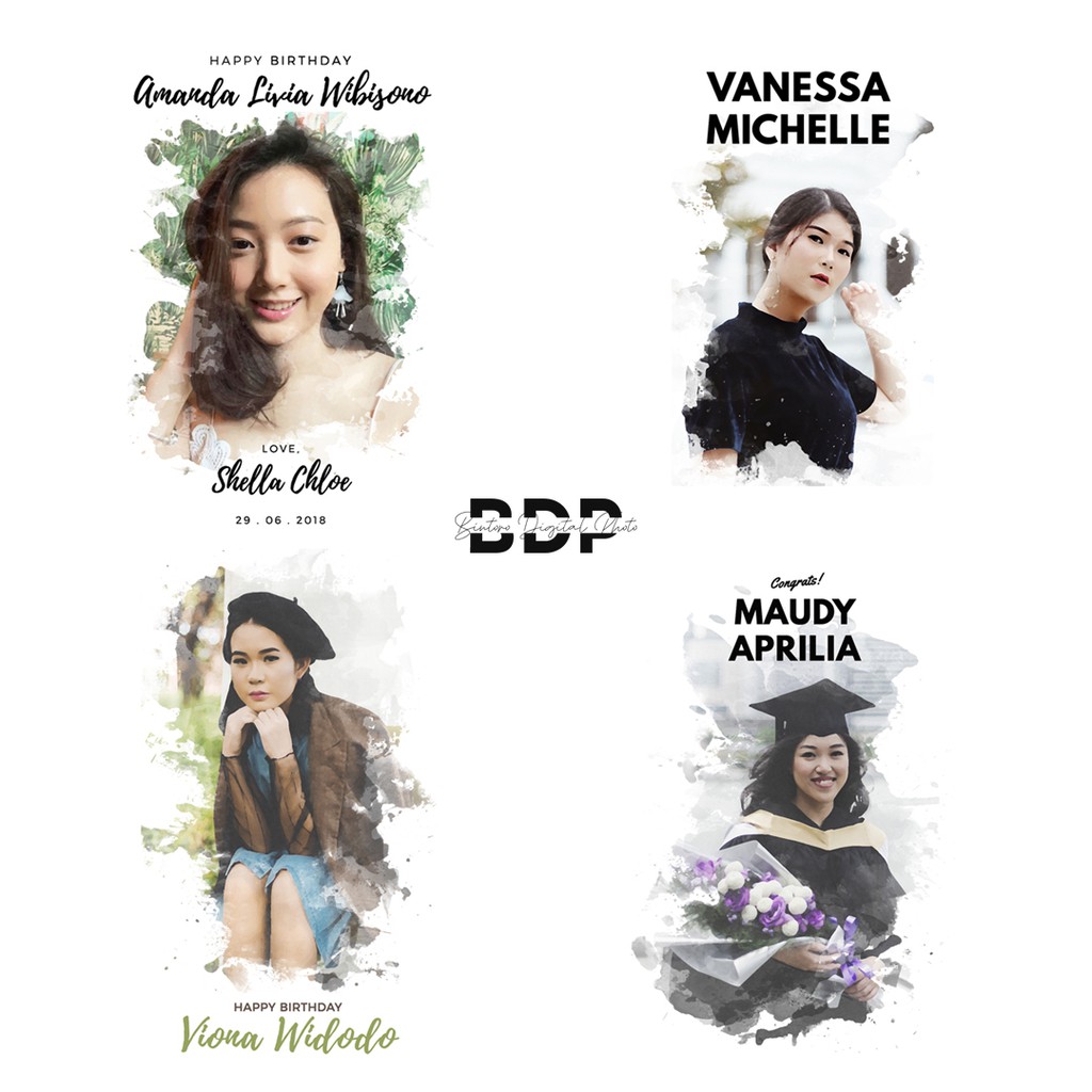 HADIAH UNIK FOTO MURAH COCOK UNTUK ULANG TAHUN, WISUDA, WEDDING, ANNIV