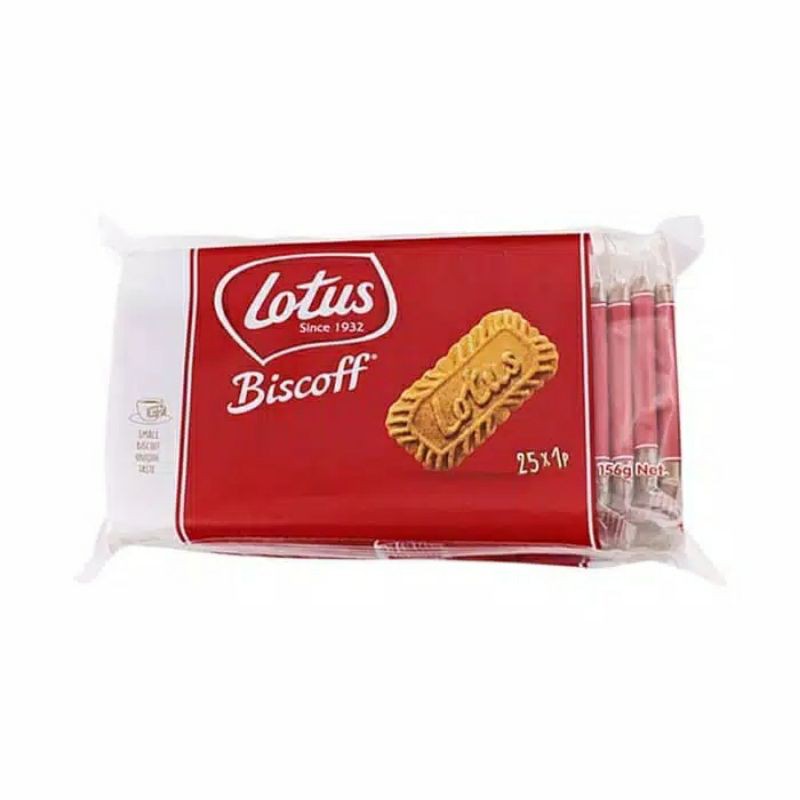 

Lotus Biscoff 156gr isi 25pcs