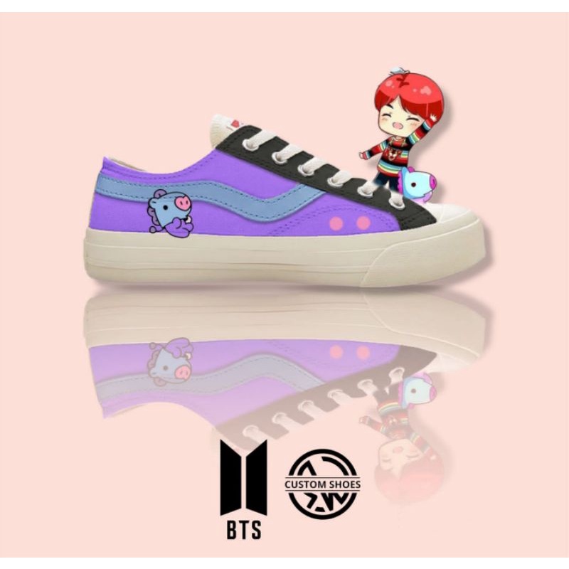 Sepatu lukis BTS J hope Mang