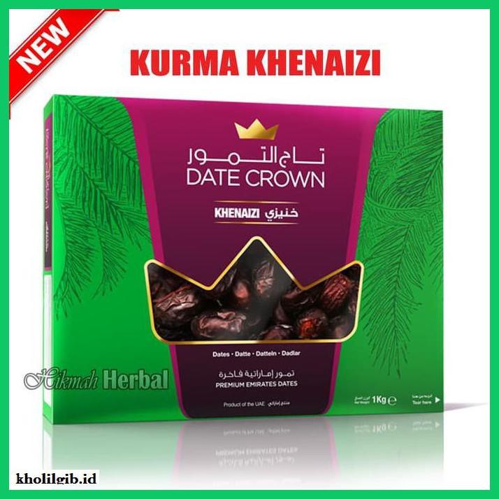 

lanoisidartdrink- kurma date crown jenis " khenaizi " isi 1 kg -asliii-bngittt.