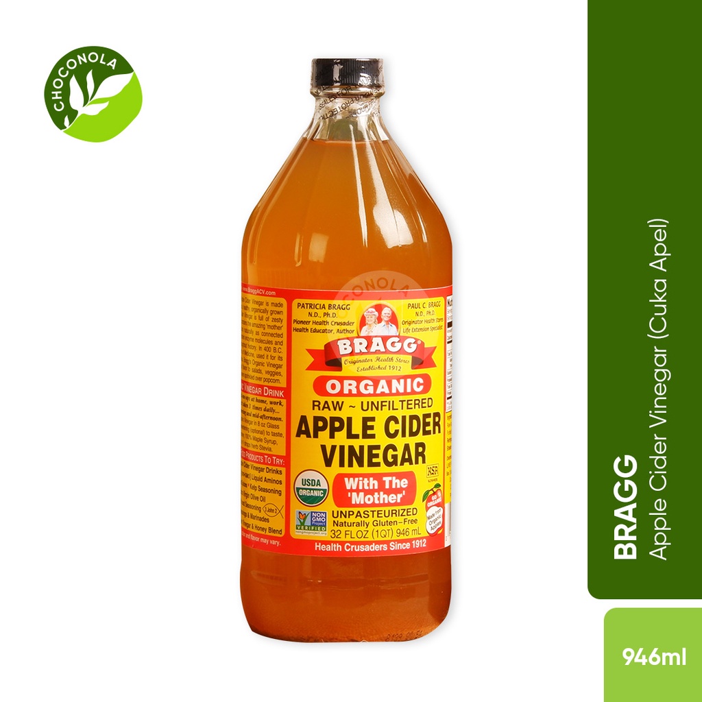 

BRAGG Apple Cider Vinegar (ACV) Cuka Apel 946 ml
