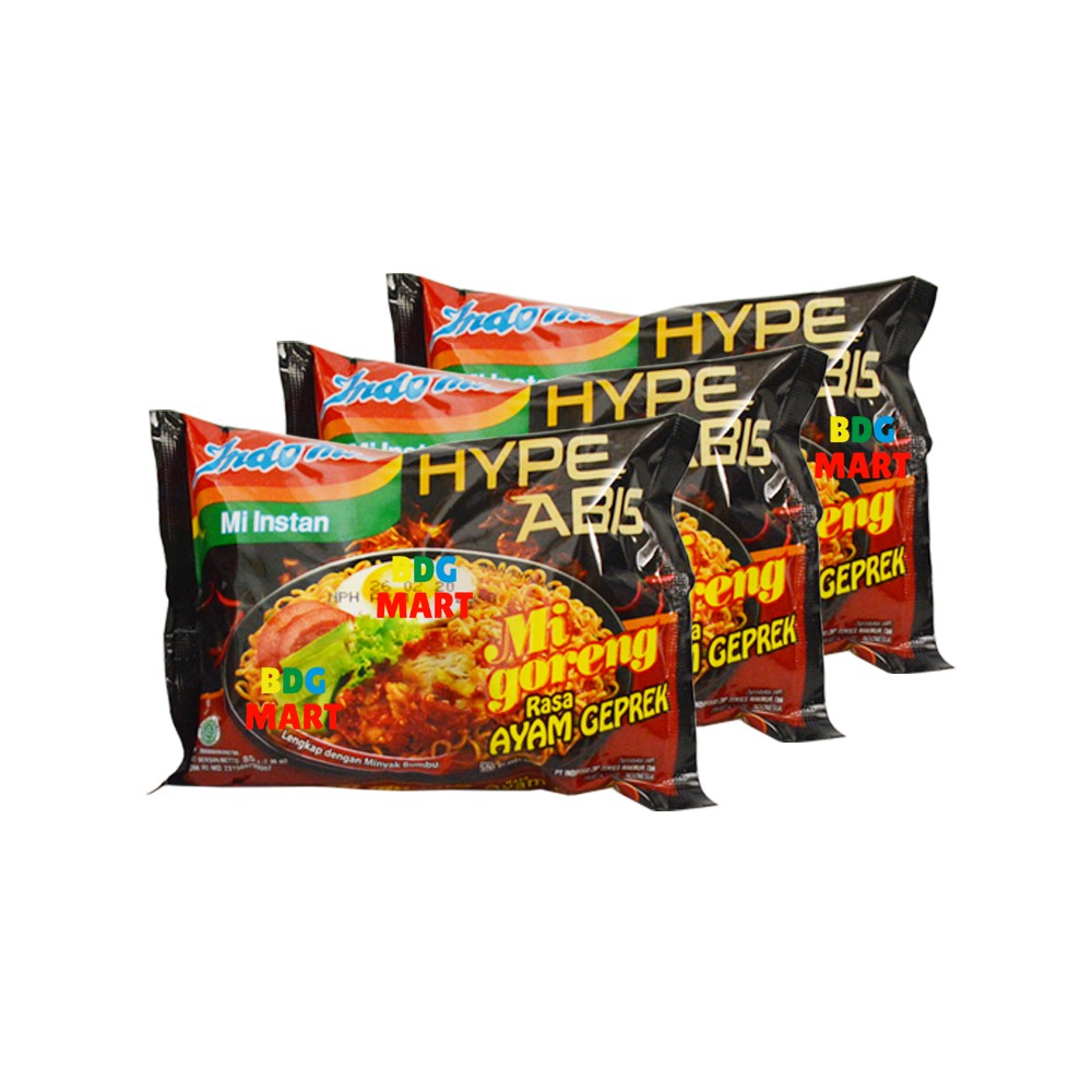 

PAKET 3 PCS Indomie Ayam Geprek Hype Abis Lengkap Dengan Minyak Bumbu - 3pcs x 85gr