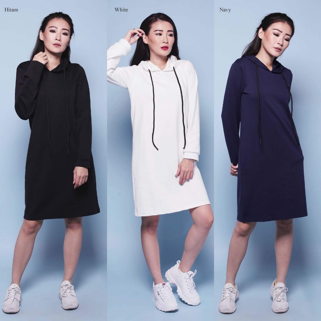  Baju  murah  5148 hoodie dress Shopee  Indonesia
