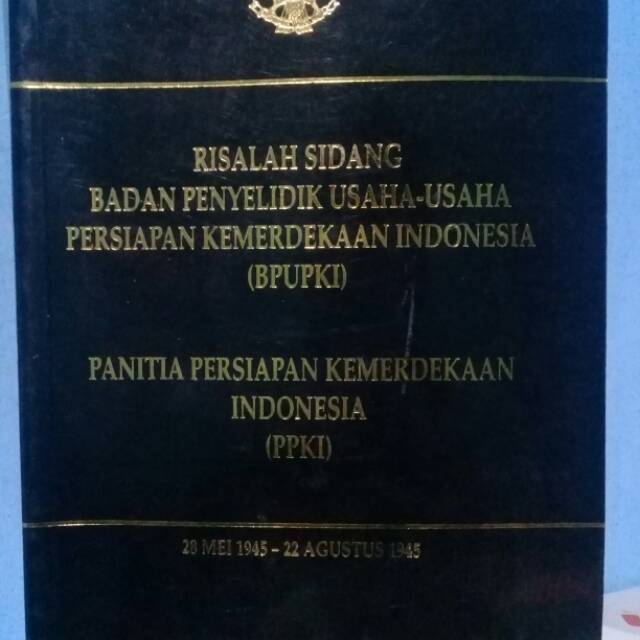 RISALAH SIDANG BPUPKI.