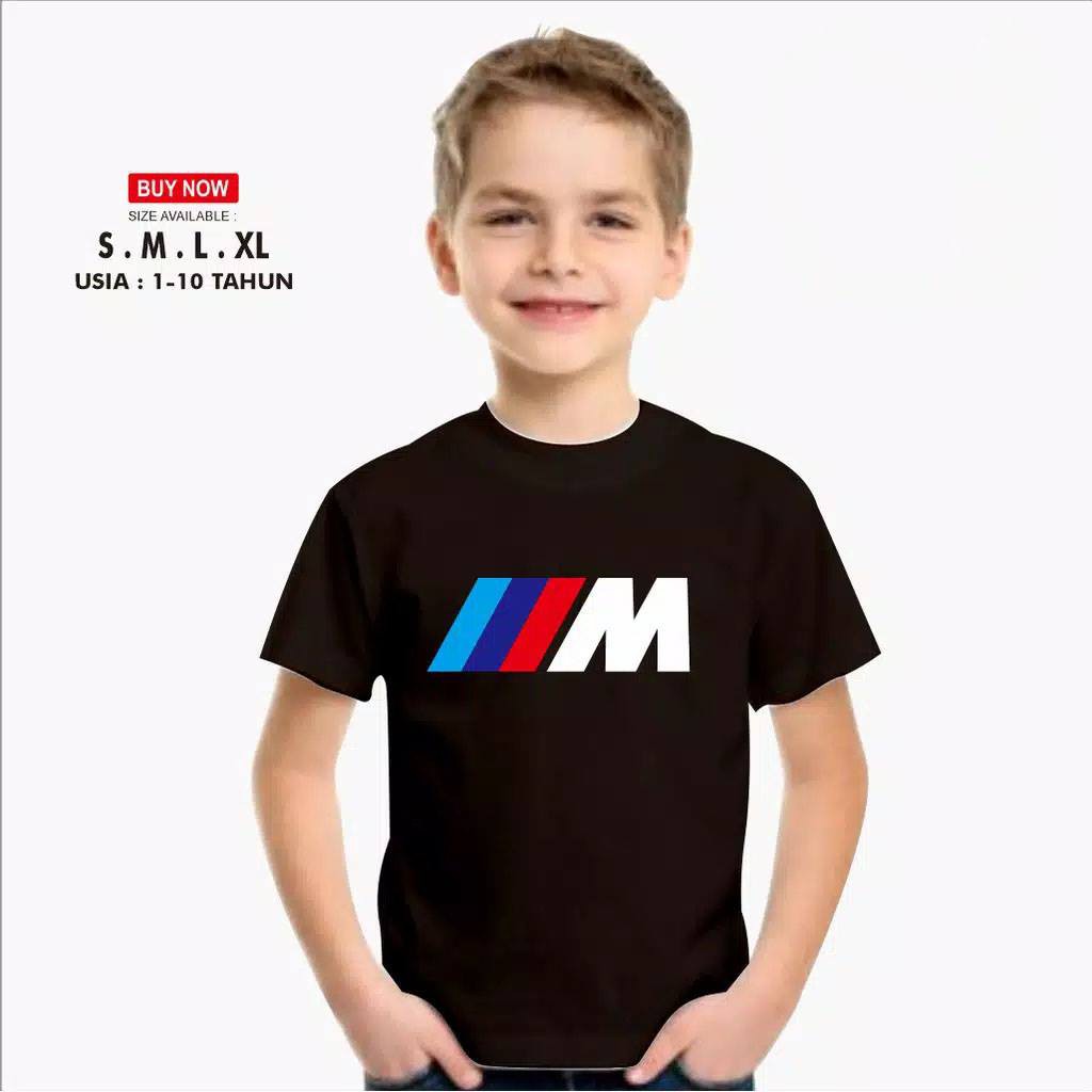 kaos distro anak bmw cars / baju anak mobil bmw