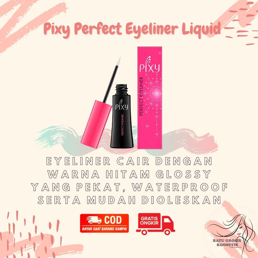 EYELINER WATERPROOF kosmetik wajah KOSMETIK MATA eyeliner pixy EYELINER MURAH kosmetik pixy A259