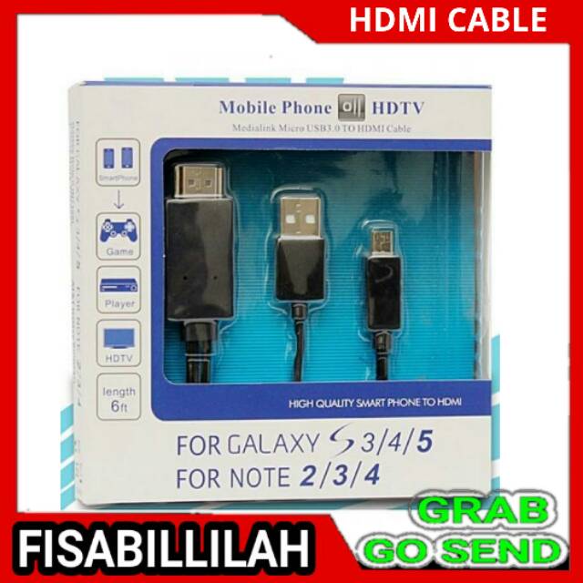 Micro USB To HDMI Cable Kabel Micro USB