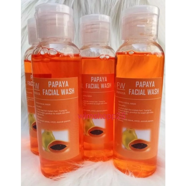 FACIAL WASH PEPAYA/SABUN WAJAH PEPAYA